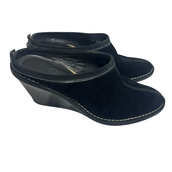 Cole Haan Jaynie suede black wedge shoes size 6 - Picture 5 of 11